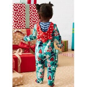 Matilda Jane Christmas Fleece Footie Pajamas Size 12-18 Mos NWT